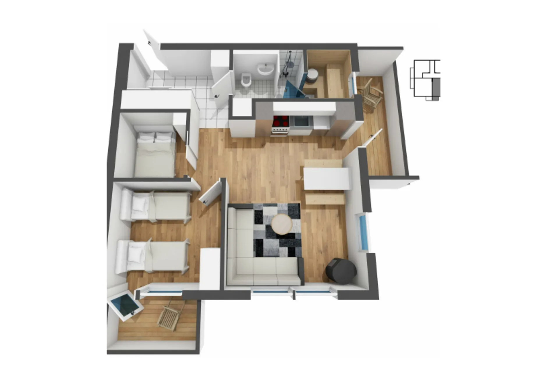 Appartements in Levi - 2-Zimmer Appartement Sirius/Orion