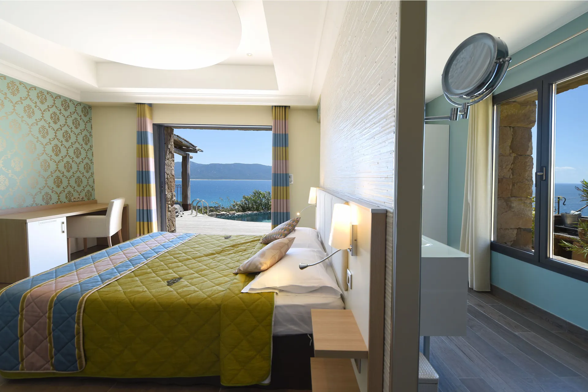 Ferienhaus Domaine de Arcobiato - Villa Meerblick