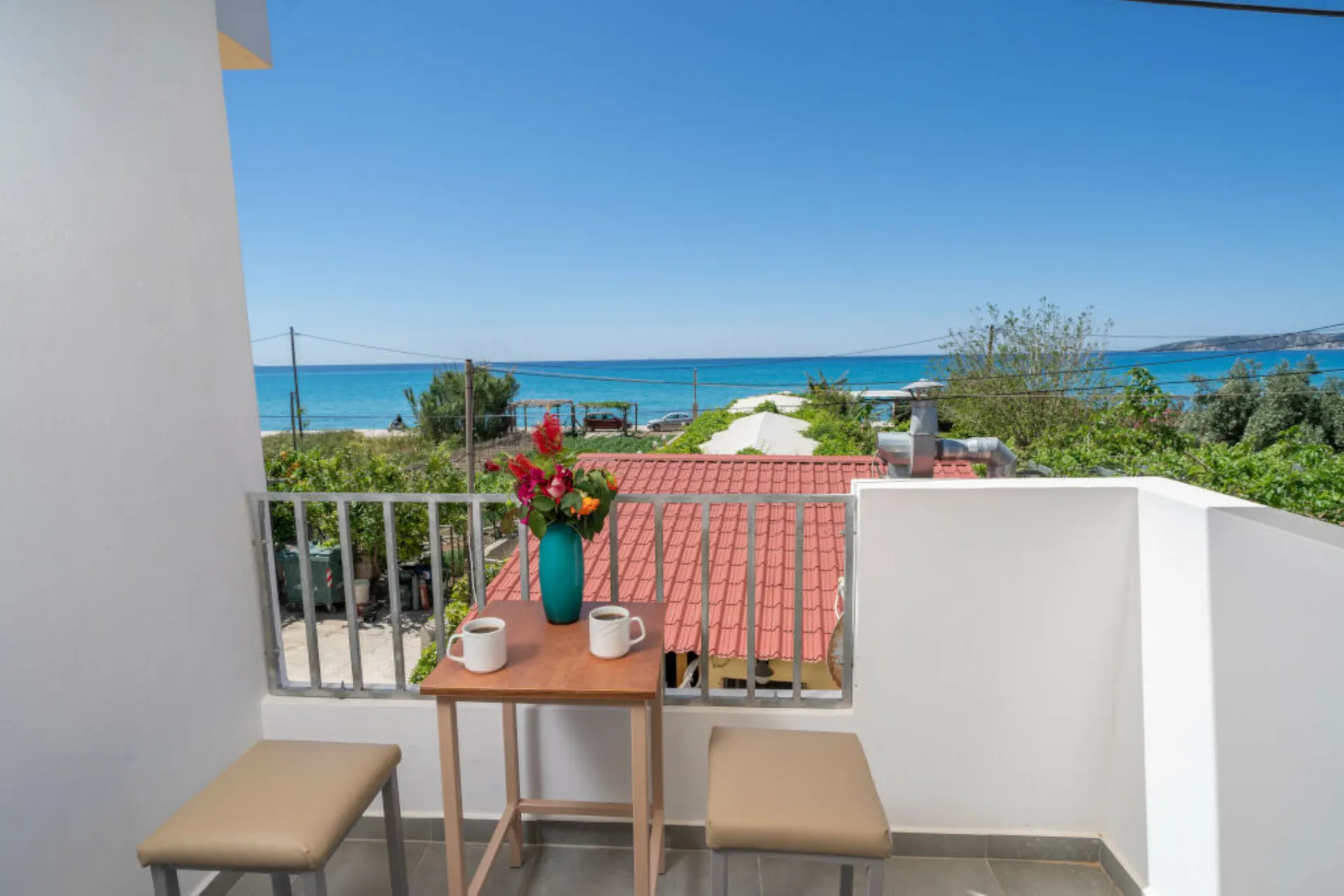 Aparthotel Aridas at the Beach - Apartment seitlicher Meerblick
