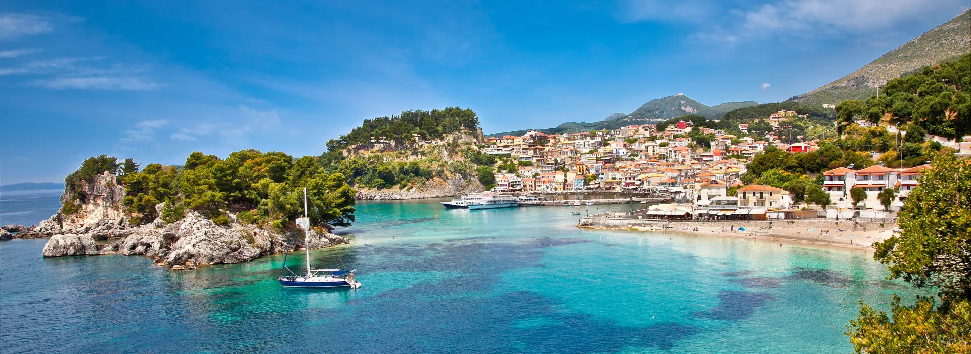 Panoramablick Parga
