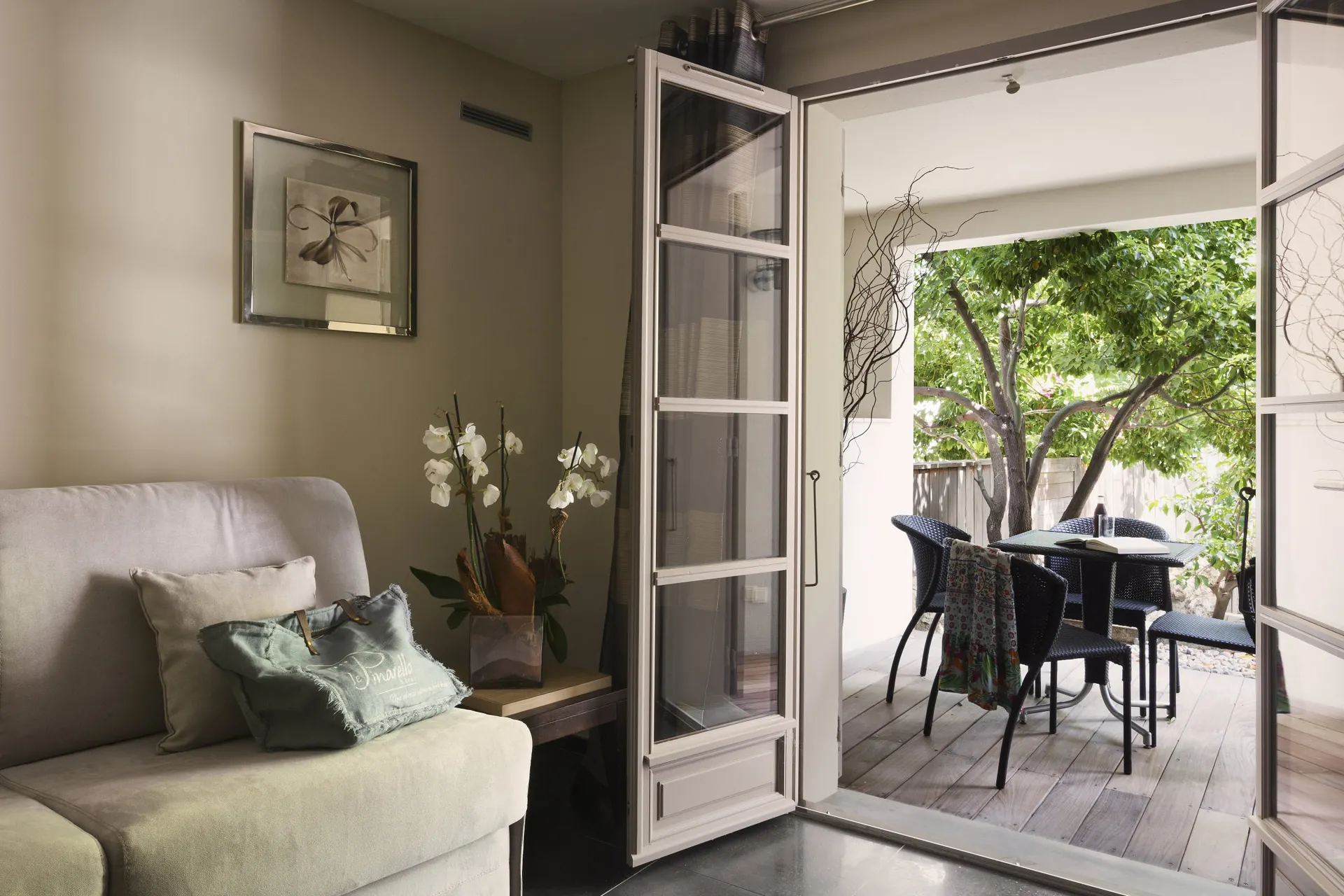 Hotel Le Pinarello - Duplex Suite Gartenblick