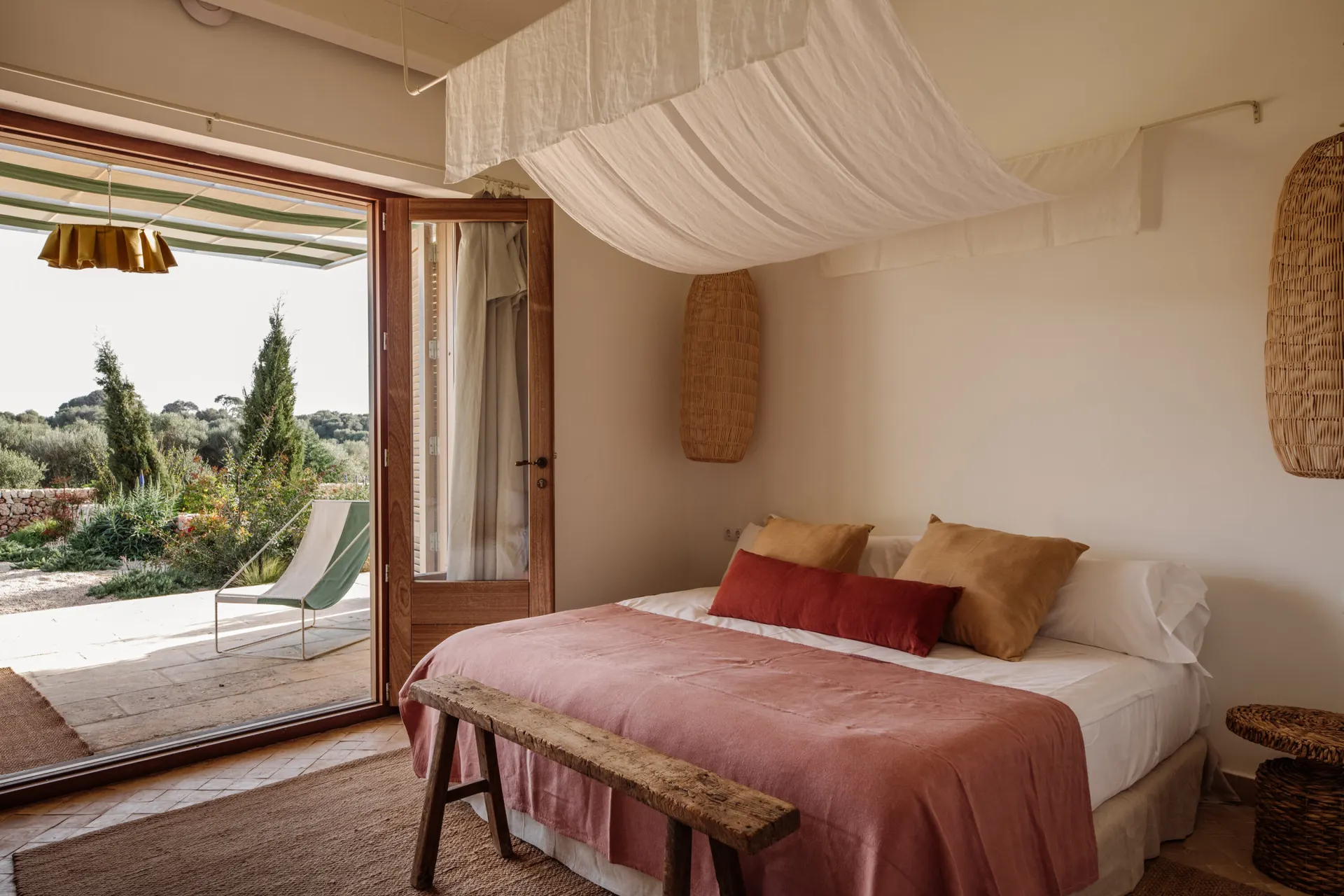 Doppelzimmer mit Garten