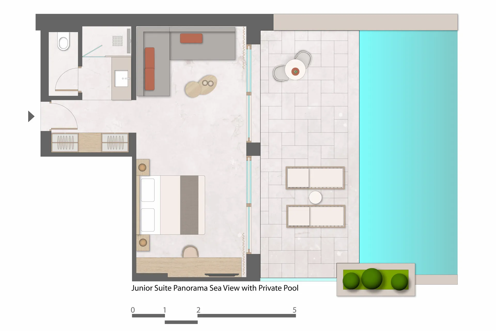Elix, MarBella Collection - Junior Suite Privatpool