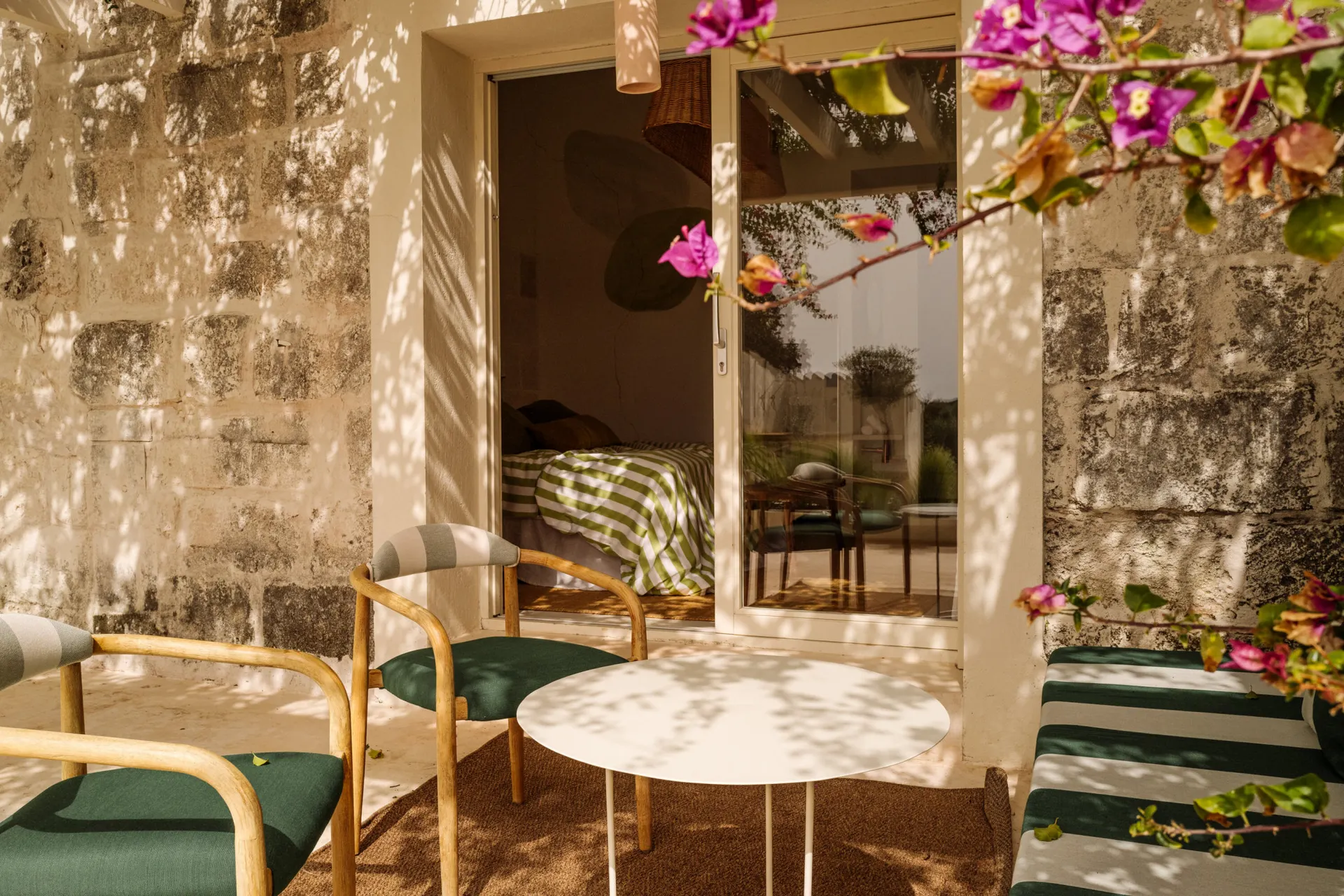 Doppelzimmer mit Garten