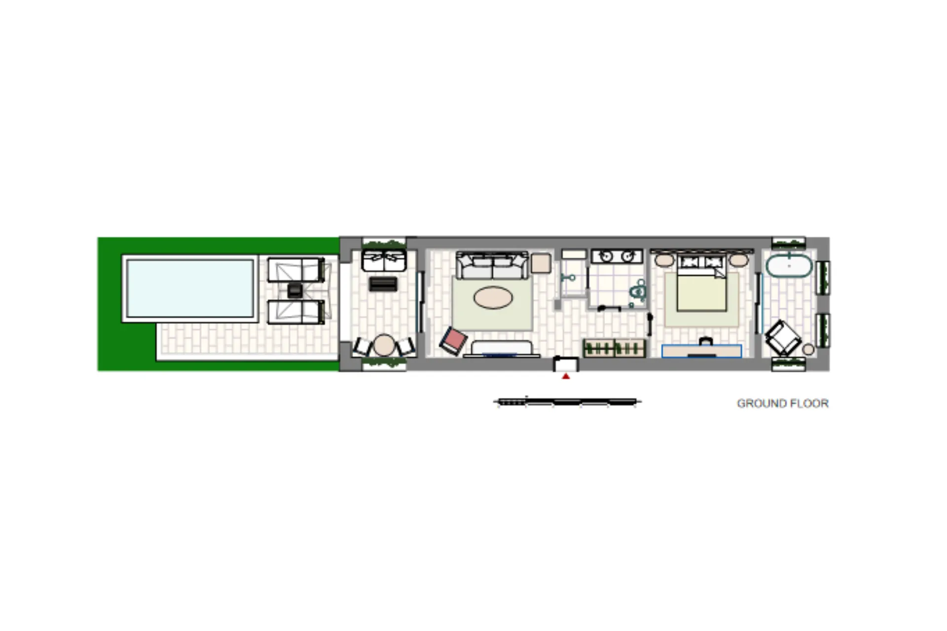 Beachfront Bliss Suite Privatpool