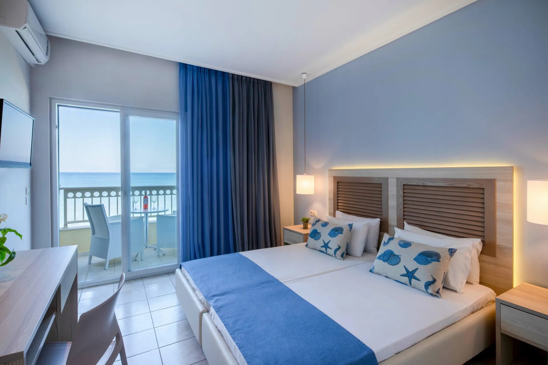 Hotel Rossis Beach - Doppelzimmer Superior Meerblick