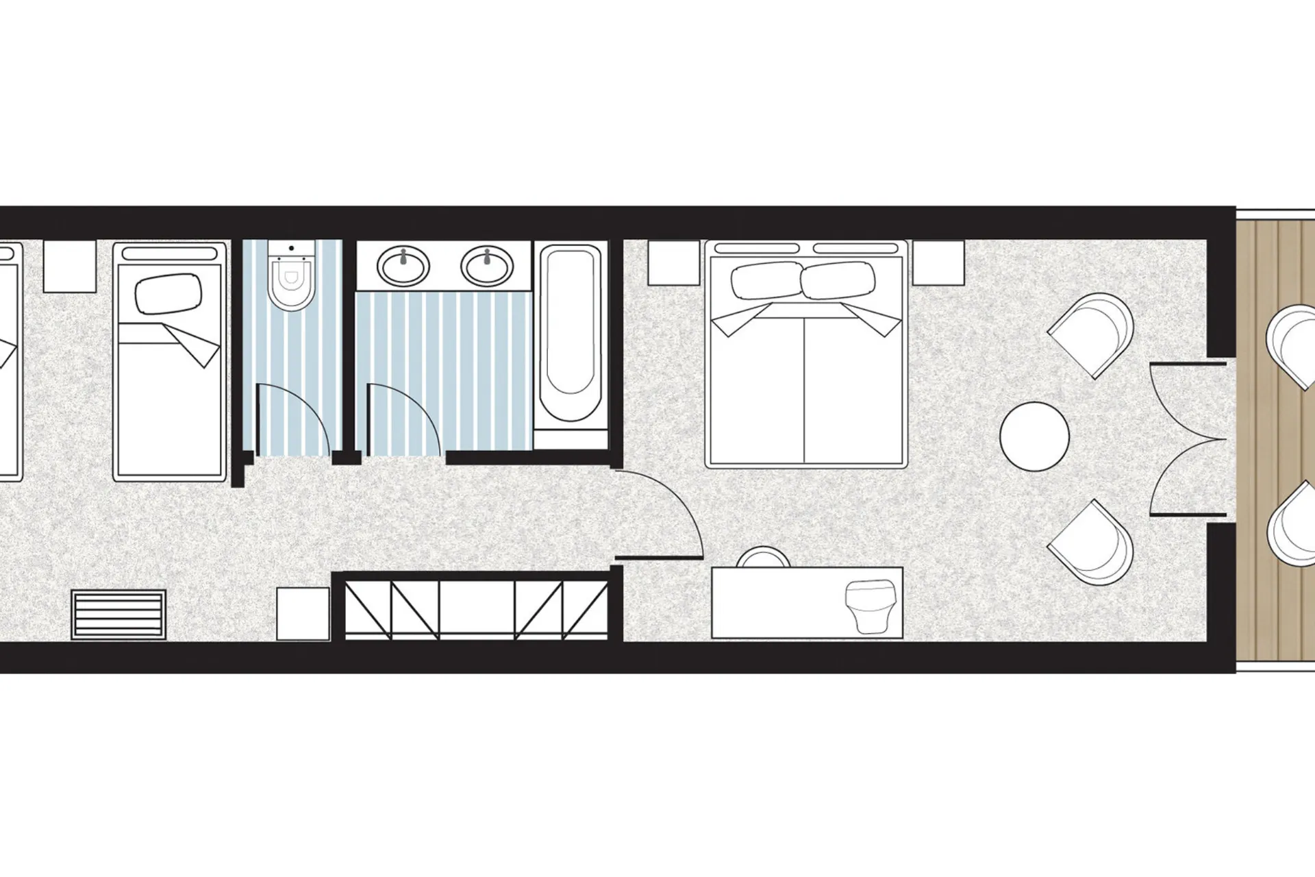 Grecotel Daphnilla Bay - Familien Bungalow Daphnilla Gartenblick