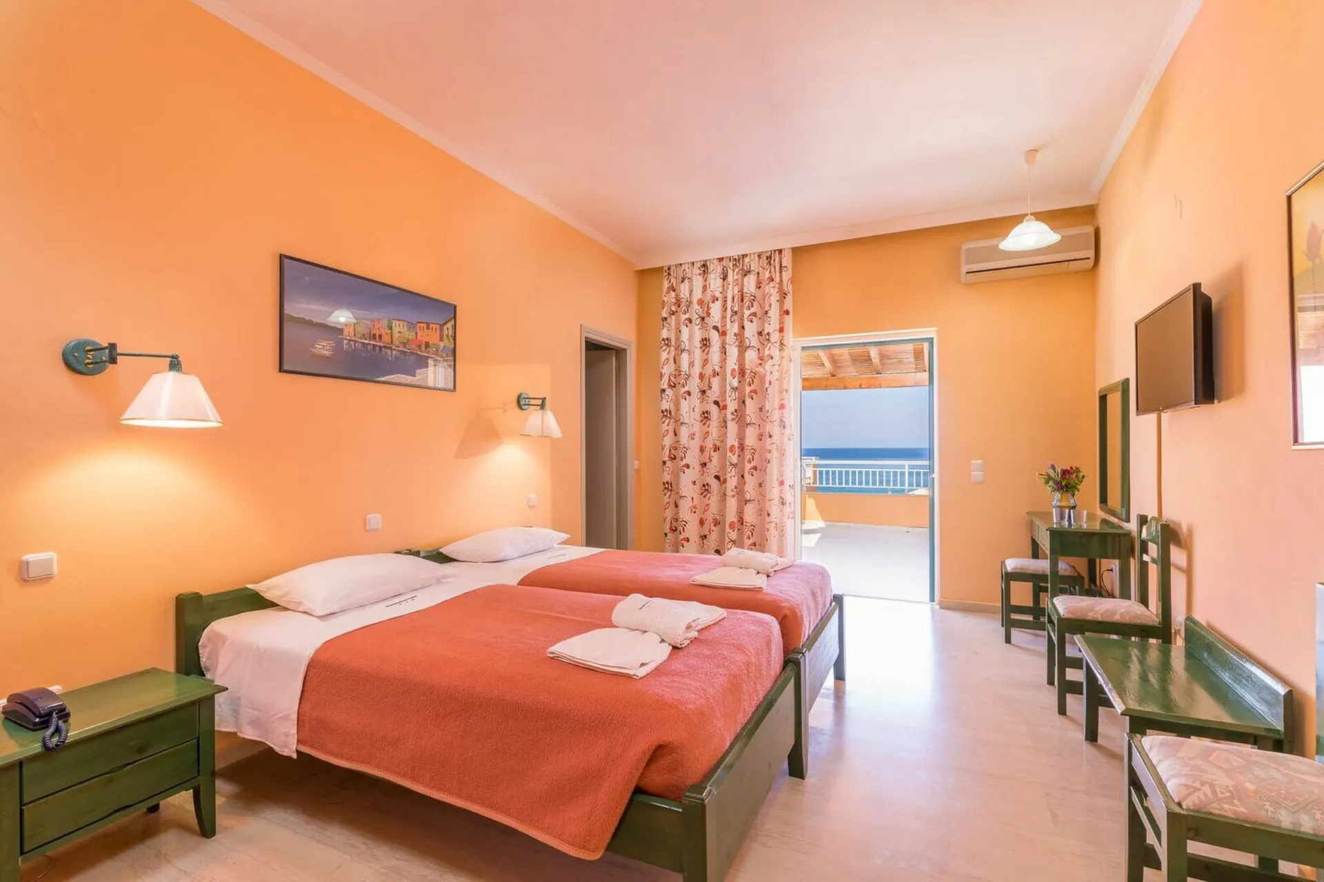 Hotel Paramonas - Doppelzimmer Meerblick