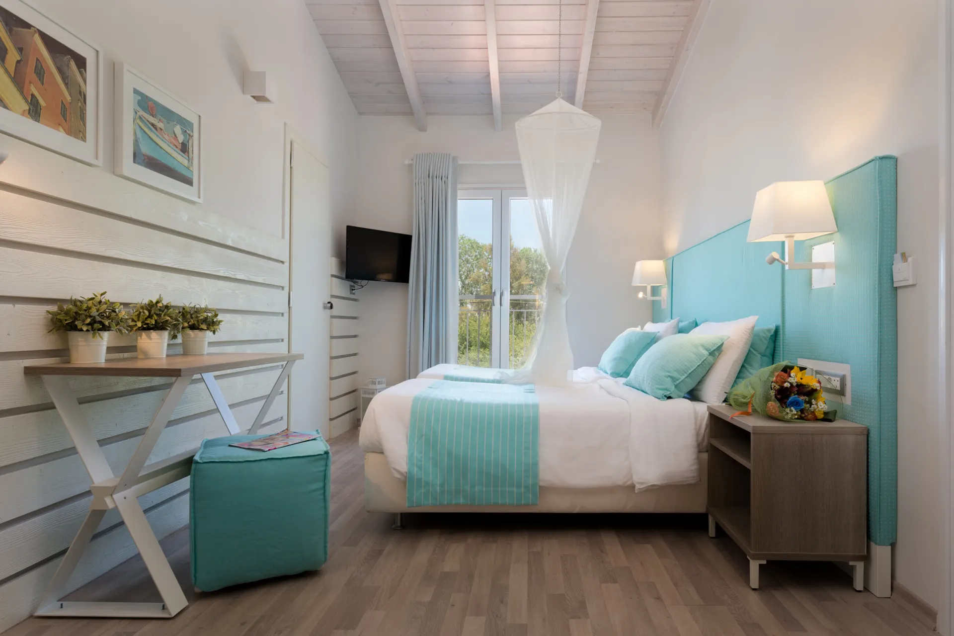 Acharavi Beach Hotel - Doppelzimmer Gartenblick