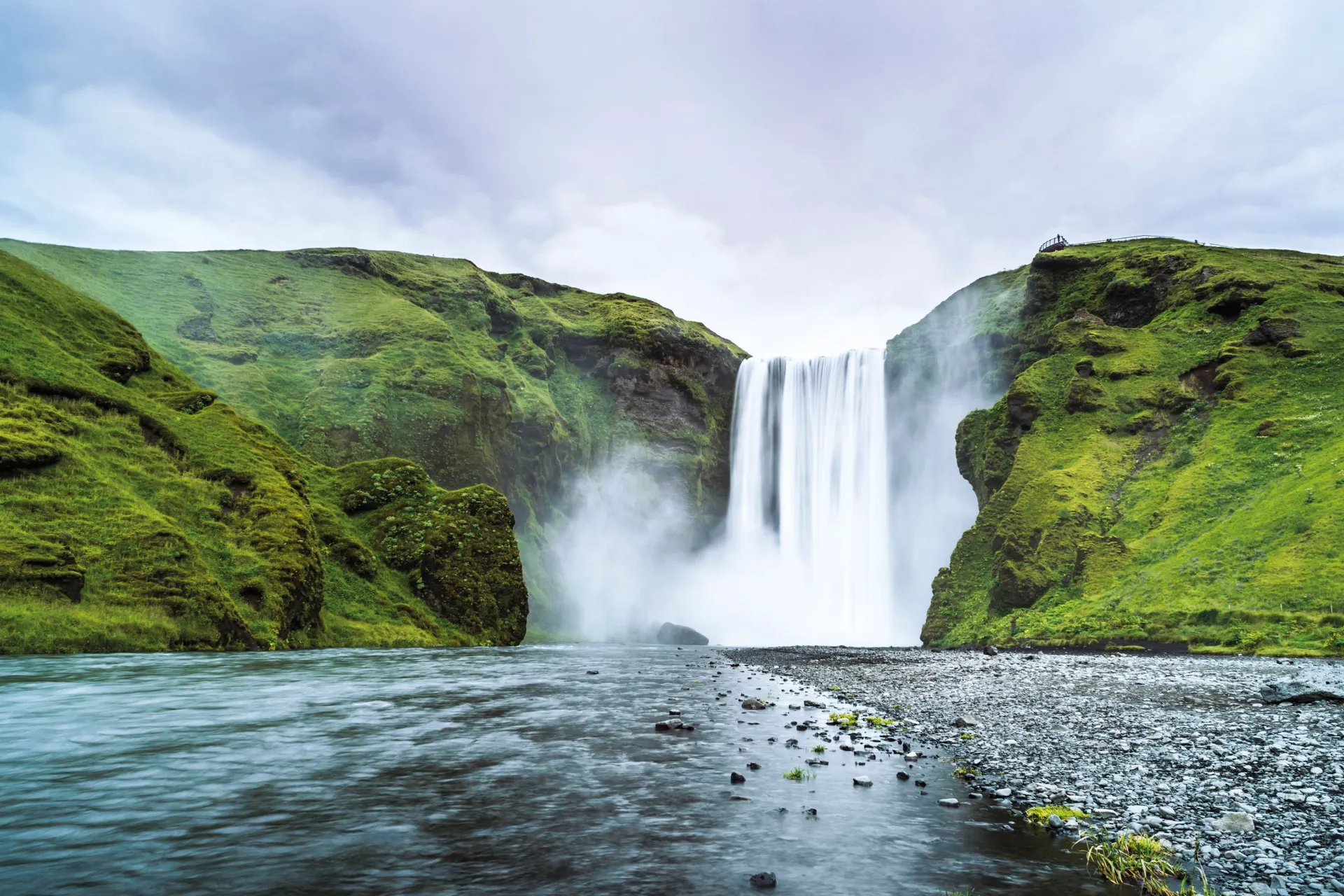 Wasserfalls Skogafoss