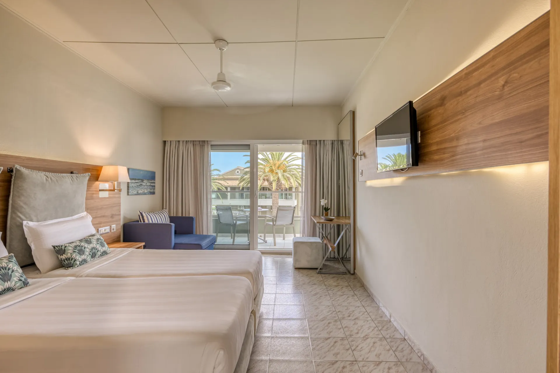 Acharavi Beach Hotel - Doppelzimmer Gartenblick