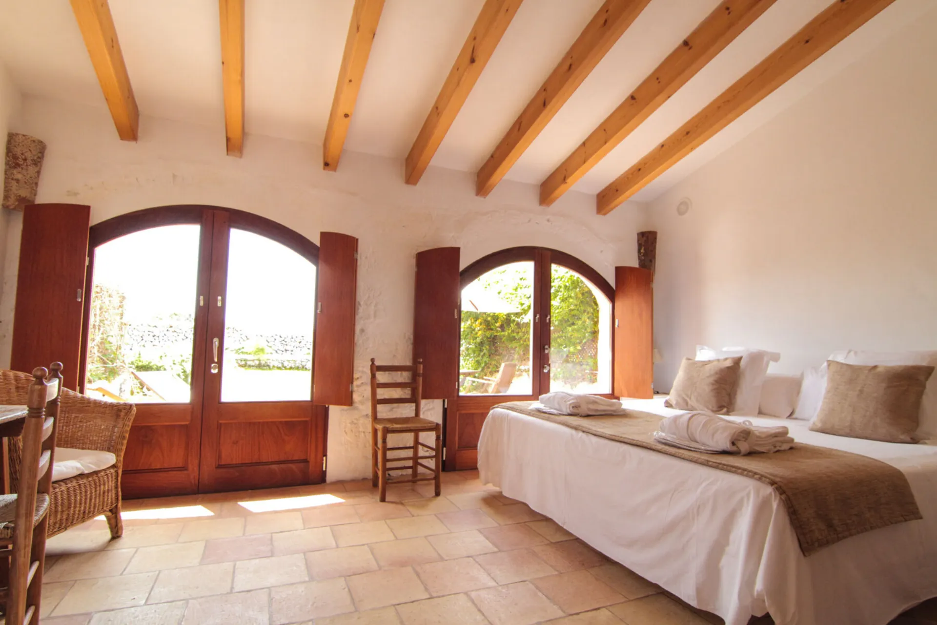 Landhotel Alcaufar Vell - Doppelzimmer mit Terrasse