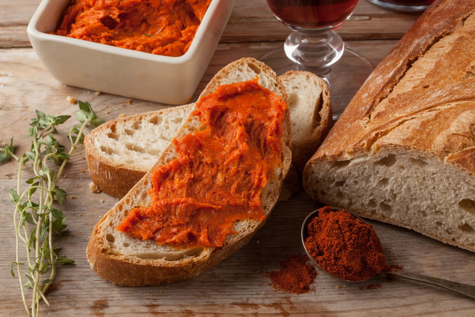 Brot mit Nduja