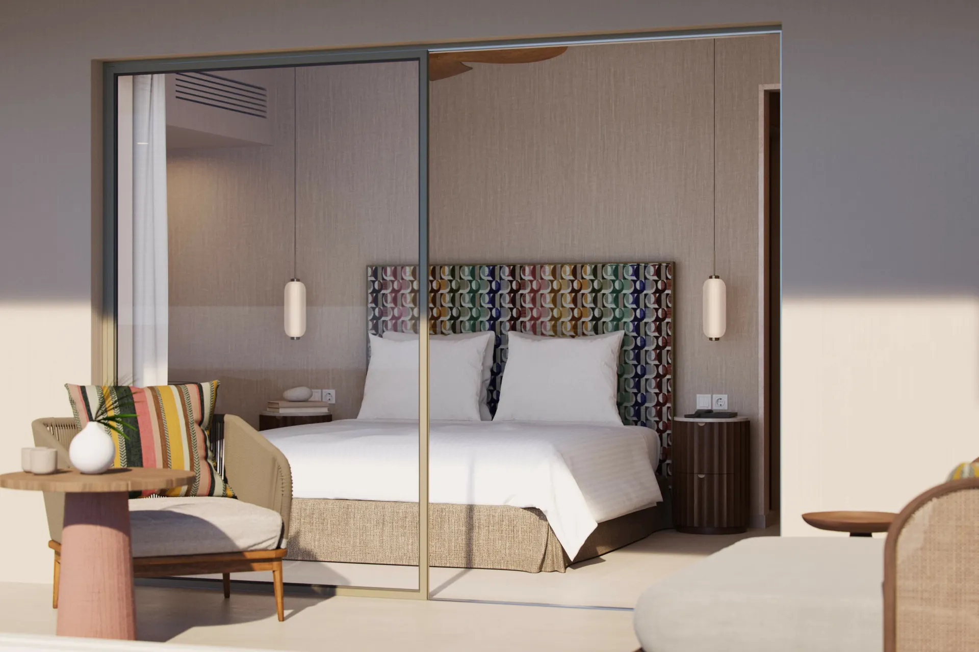 Avali, Mar-Bella Collection - Doppelzimmer Deluxe Frontaler Meerblick