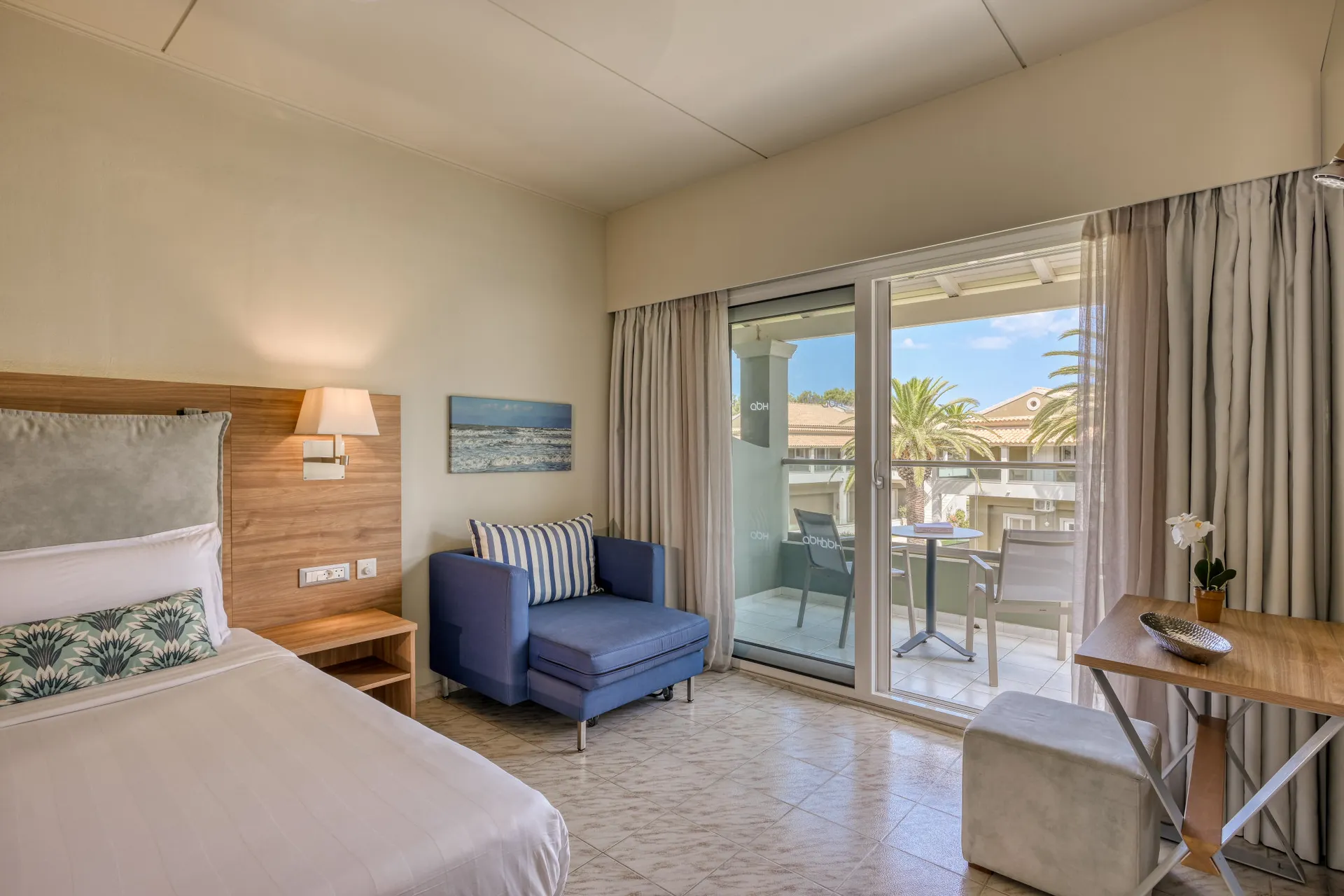 Acharavi Beach Hotel - Doppelzimmer Gartenblick