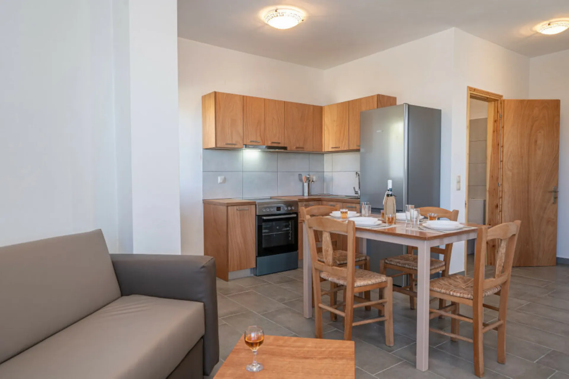 Aparthotel Aridas at the Beach - Apartment seitlicher Meerblick