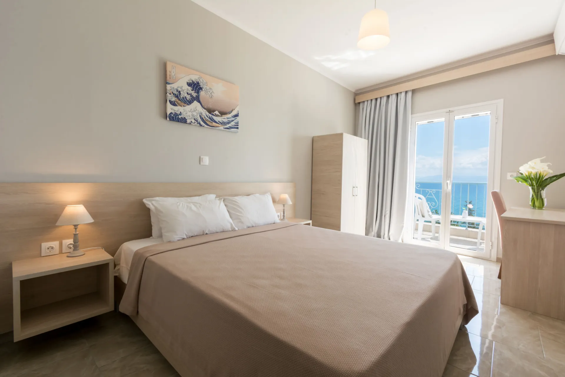 Hotel Corfu Aquamarine - Doppelzimmer Meerblick