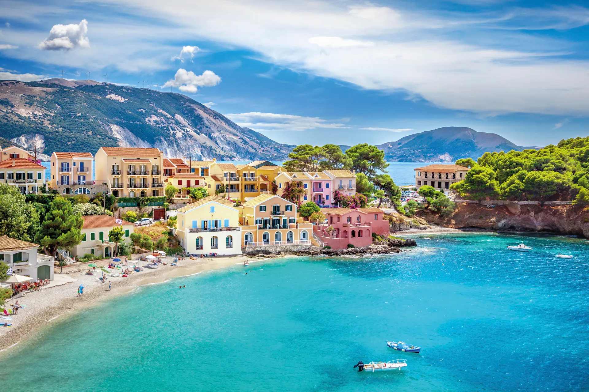 Dorf Assos in Kefalonia