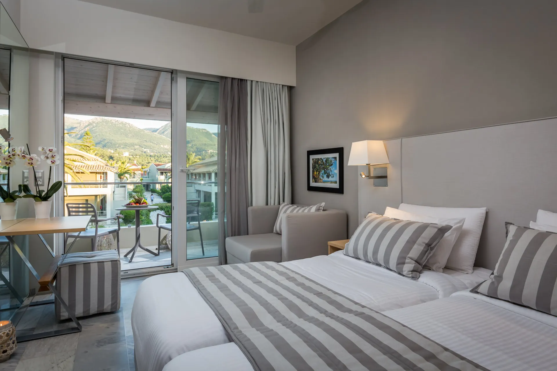 Acharavi Beach Hotel - Doppelzimmer Gartenblick