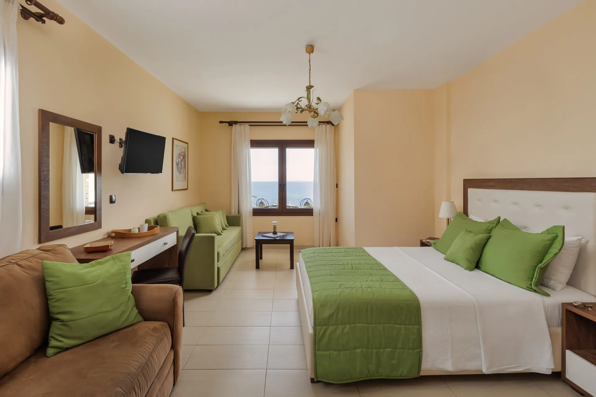 Costa Smeralda - Junior Suite seitlicher Meerblick