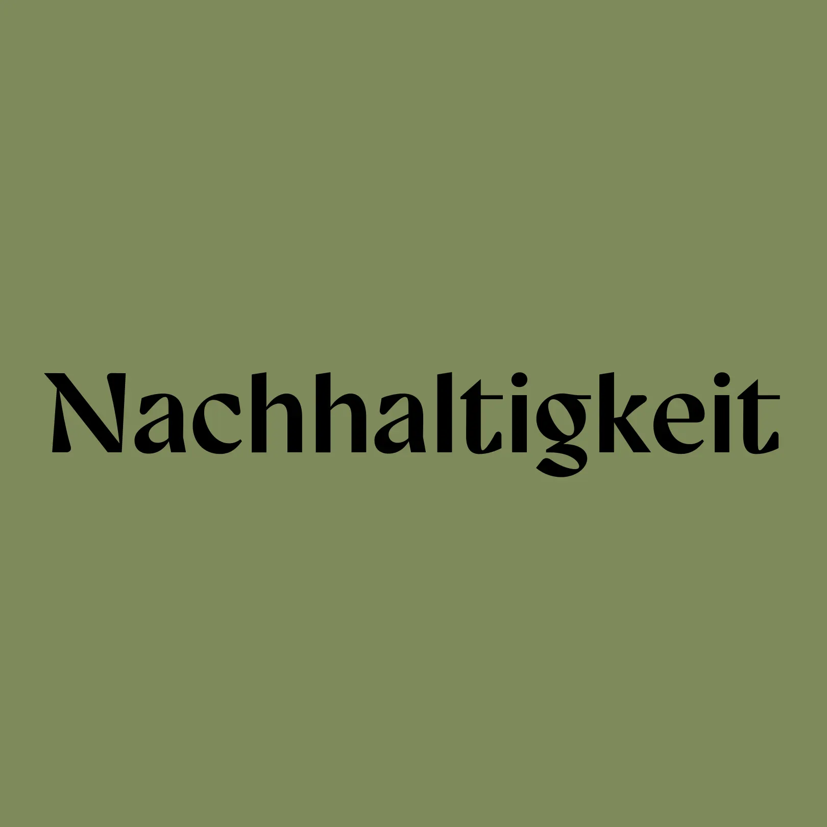Nachhaltigkeit