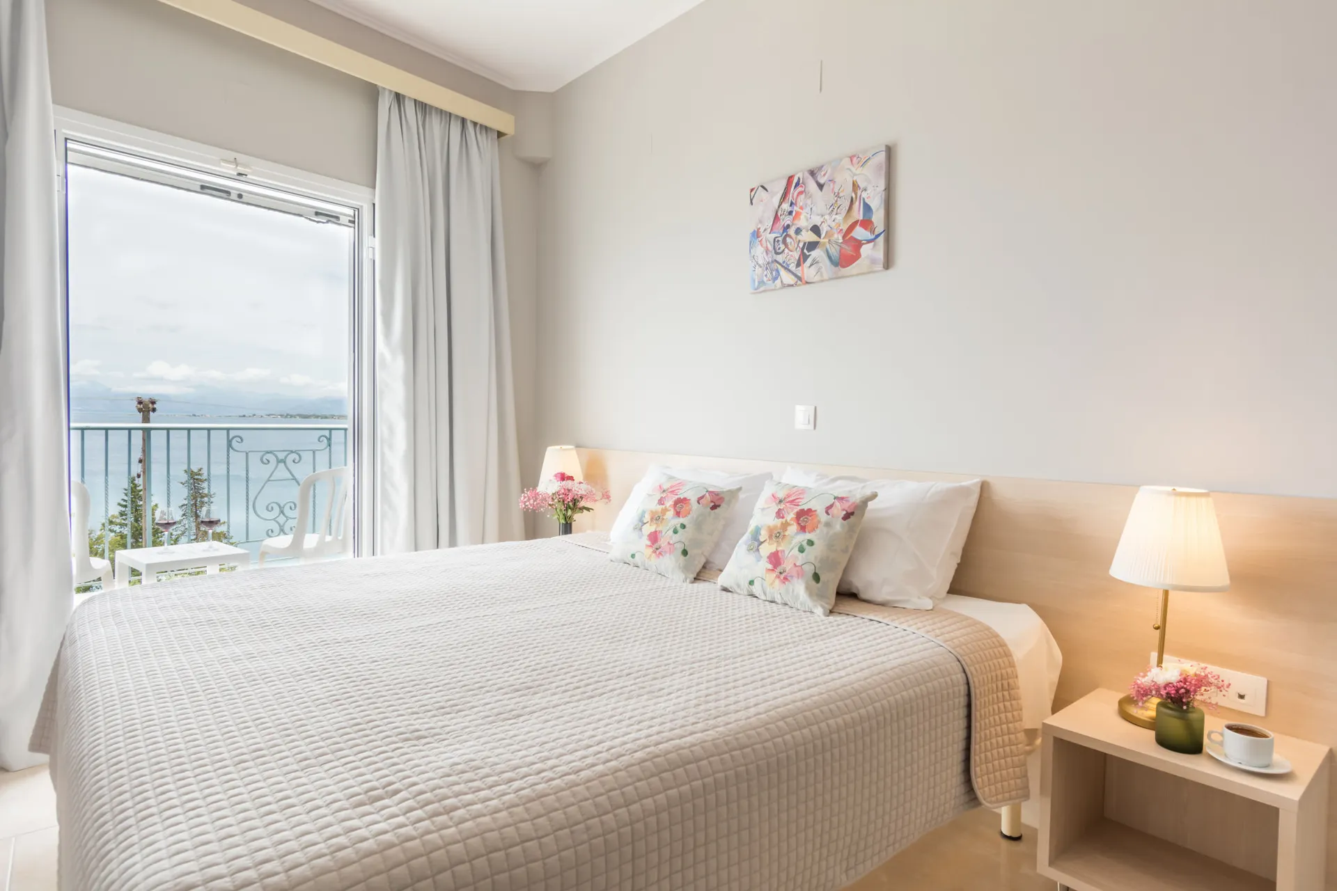 Hotel Corfu Aquamarine - Doppelzimmer Meerblick