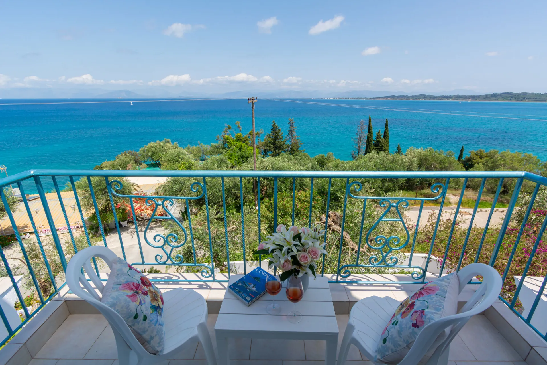 Hotel Corfu Aquamarine - Doppelzimmer Meerblick
