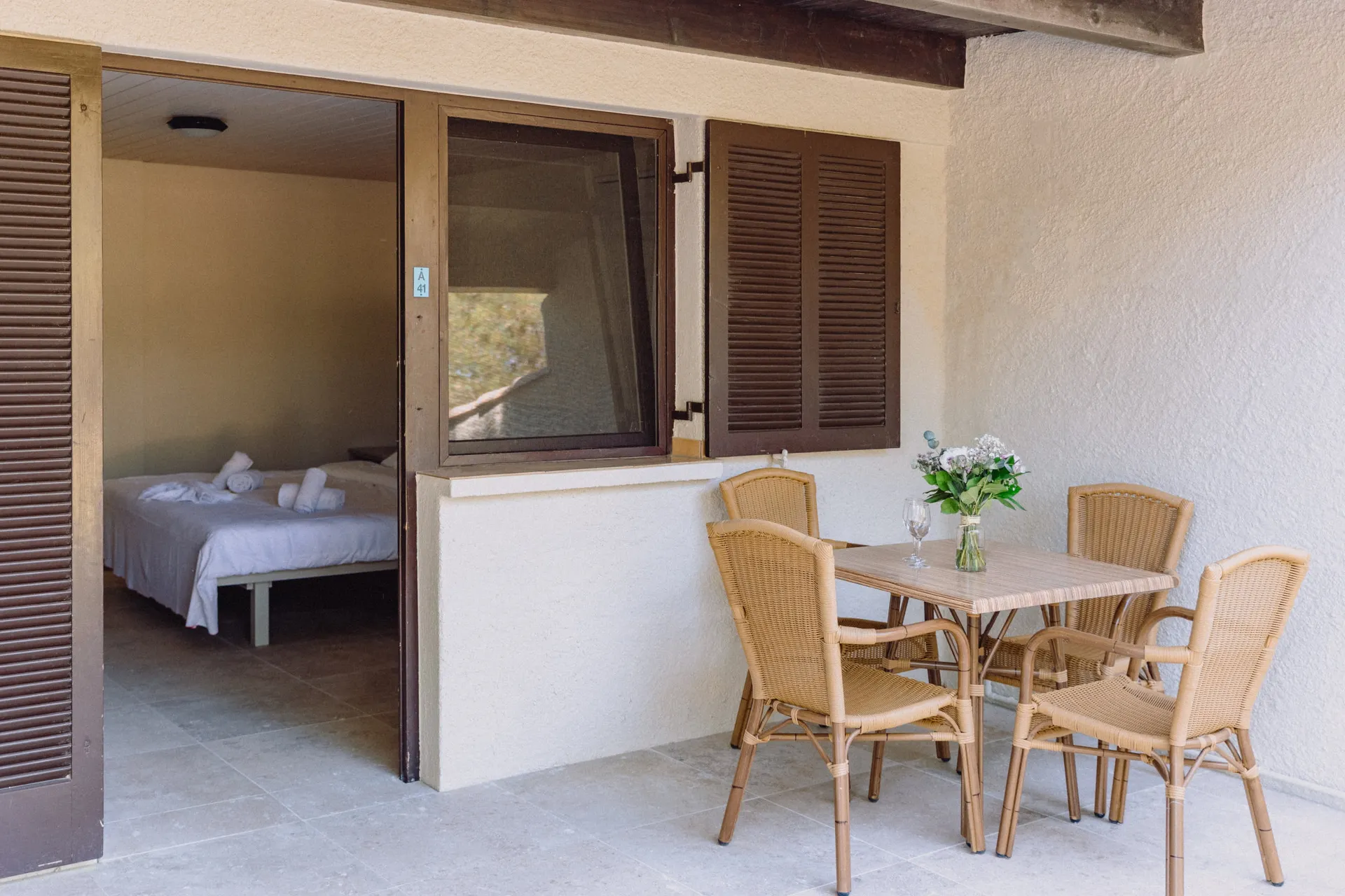 Feriendorf Zum Störrischen Esel - Wohnbeispiel Bungalow A Einraum